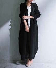 antiqua | 贅沢ロングカーデ(カーディガン/ボレロ)