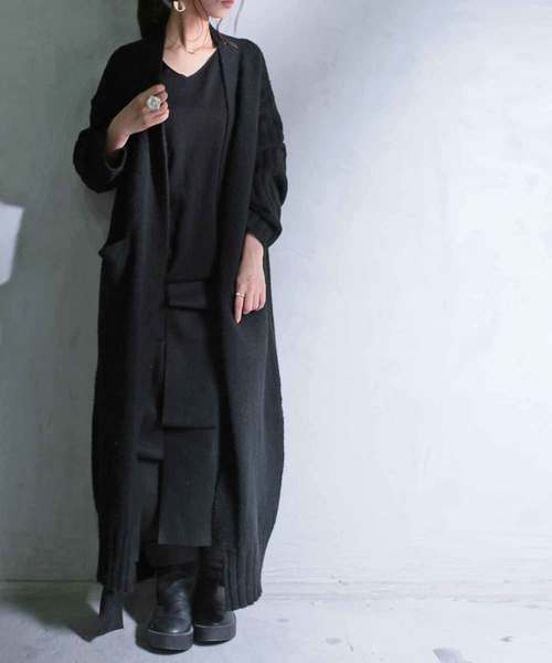 antiqua（アンティカ）の「贅沢ロングカーデ（カーディガン/ボレロ