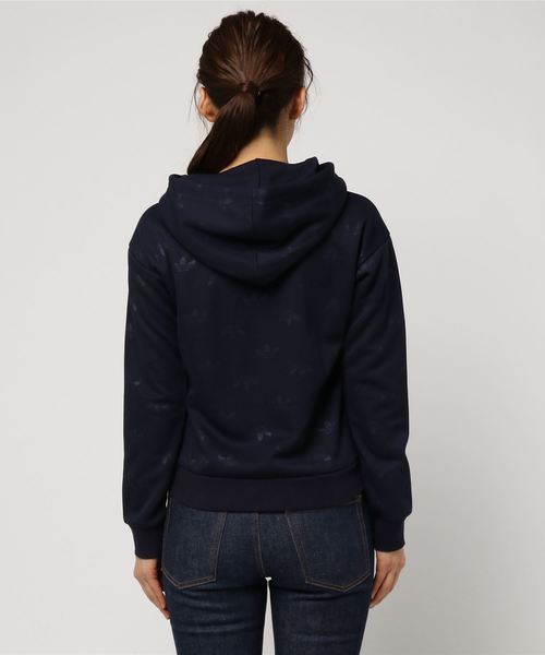 adidas（アディダス）の「オリジナルス パーカー [CRT HOODIE]（パーカー・レディース・ダークネイビー・LARGE/MEDIUM/SMALL/XX-LARGE）」の3枚目の写真