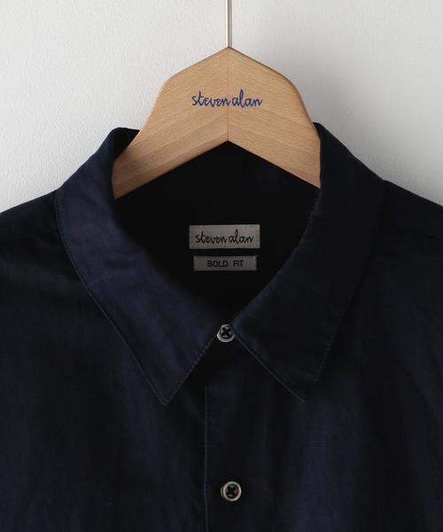 Steven Alan（スティーブンアラン）の「＜Steven Alan＞ SPM C/L 2PC ROUND-BOLD SHIRT/シャツ（シャツ/ブラウス・メンズ・ネイビー/ライトグレー・X-LARGE/SMALL/LARGE/MEDIUM）」の5枚目の写真