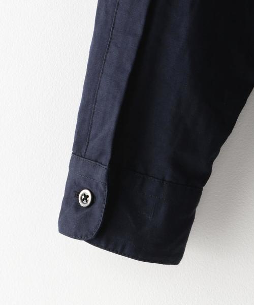 Steven Alan（スティーブンアラン）の「＜Steven Alan＞ SPM C/L 2PC ROUND-BOLD SHIRT/シャツ（シャツ/ブラウス・メンズ・ネイビー/ライトグレー・X-LARGE/SMALL/LARGE/MEDIUM）」の4枚目の写真