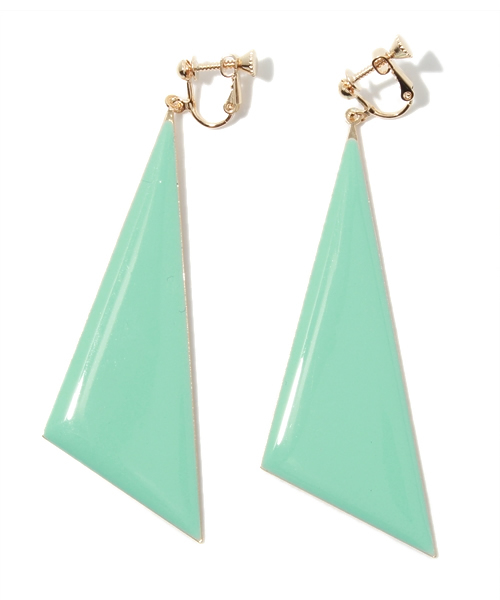 dazzlin（ダズリン）の「三角ﾋﾟｱｽ（ピアス（両耳用）・レディース・ブルー/ピンク・FREE）」の2枚目の写真