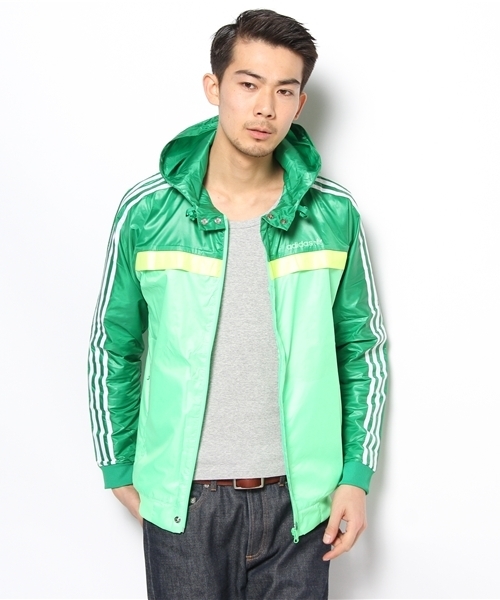 adidas Originals(アディダスオリジナルス)の「2013 アディダス マラソン ウィンドブレーカー MARATHON WB(ナイロンジャケット・メンズ・グリーン・LARGE/SMALL/MEDIUM/X-LARGE/XX-LARGE)」の5枚目の写真