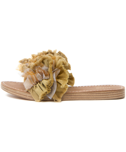 REZOY（リゾイ）の「【REZOY】シアーフラットサンダル（サンダル・レディース・ブラック/ベージュ/マスタード・S/M/L/LL）」の6枚目の写真