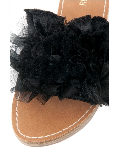 REZOY（リゾイ）の「【REZOY】シアーフラットサンダル（サンダル・レディース・ブラック/ベージュ/マスタード・S/M/L/LL）」の11枚目の写真