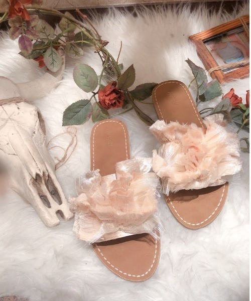 REZOY（リゾイ）の「【REZOY】シアーフラットサンダル（サンダル・レディース・ブラック/ベージュ/マスタード・S/M/L/LL）」の13枚目の写真