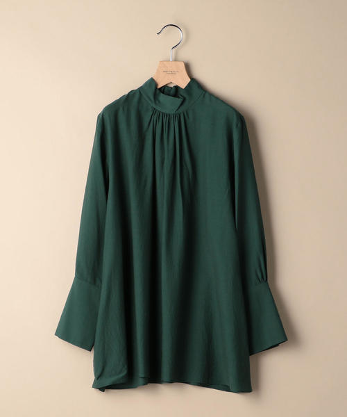 BEAUTY&YOUTH UNITED ARROWS(ビューティーアンドユースユナイテッドアローズ)の「BY ワッシャードルマンスリーブハイネックチュニック o(シャツ/ブラウス・レディース・オフホワイト/ダークブラウン/ケリー・FREE)」の14枚目の写真