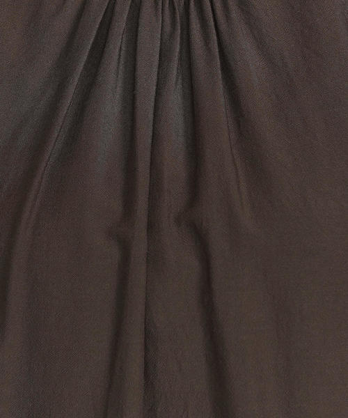 BEAUTY&YOUTH UNITED ARROWS(ビューティーアンドユースユナイテッドアローズ)の「BY ワッシャードルマンスリーブハイネックチュニック o(シャツ/ブラウス・レディース・オフホワイト/ダークブラウン/ケリー・FREE)」の7枚目の写真