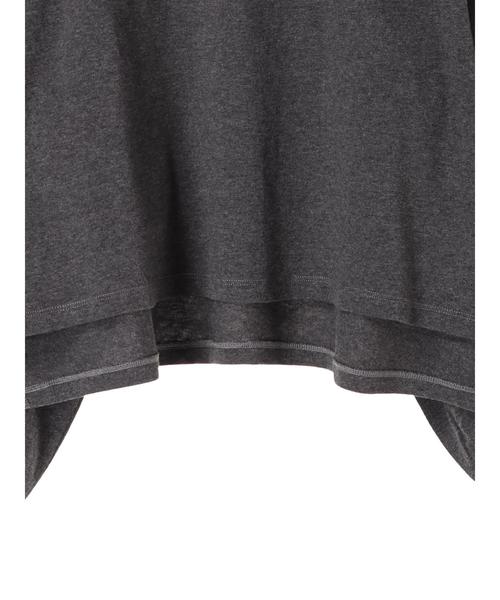 earth music&ecology(アースミュージックアンドエコロジー)の「・すきな丈ふわそでBIG T(ショート) ●(Tシャツ/カットソー・レディース・アイボリー/ブラック/チャコールグレー/レッド/パープル/ダークグリーン・FREE)」の17枚目の写真