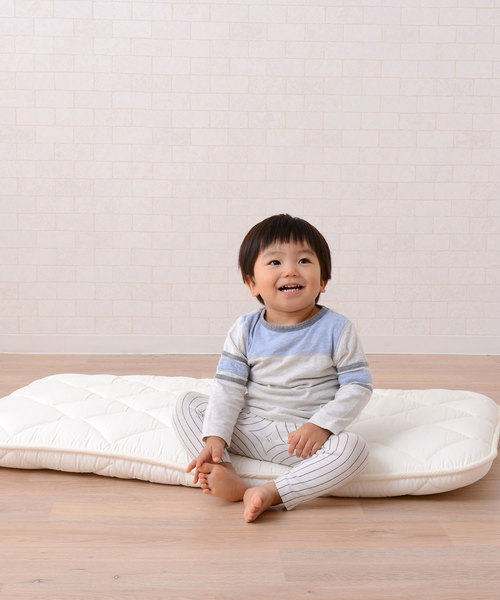 EMOOR（エムール）の「ごろ寝マット / 布団職人が作った まるで布団のような長座布団 / ロングクッション/Sサイズ（クッション/クッションカバー・レディース・ベージュ/キナリ・FREE）」の11枚目の写真