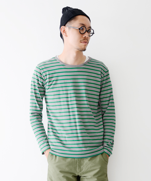 URBAN RESEARCH DOORS MENS（アーバンリサーチ ドアーズ メンズ）の「DOORS ソフト天竺C/N Tee（Tシャツ/カットソー・メンズ・グレー/ホワイト/ブルー/グリーン/ボルドー/チャコール・38/40）」の3枚目の写真