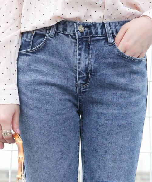 SAISON DE PAPILLON(セゾンドパピヨン)の「スリムスタイルスキニーデニム(その他パンツ・レディース・ブルー・S/M/L/XL)」の8枚目の写真