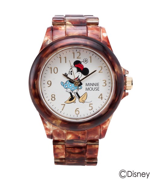 Disney(ディズニー)の「◆j-axis デミナンバーウォッチ(ディズニー)(アナログ腕時計・レディース・ブラウン系5/ダークブラウン系4・00)」の2枚目の写真