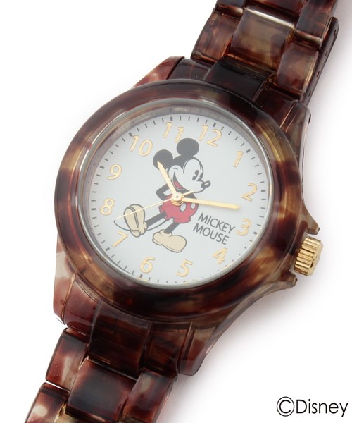Disney(ディズニー)の「◆j-axis デミナンバーウォッチ(ディズニー)(アナログ腕時計・レディース・ブラウン系5/ダークブラウン系4・00)」の3枚目の写真