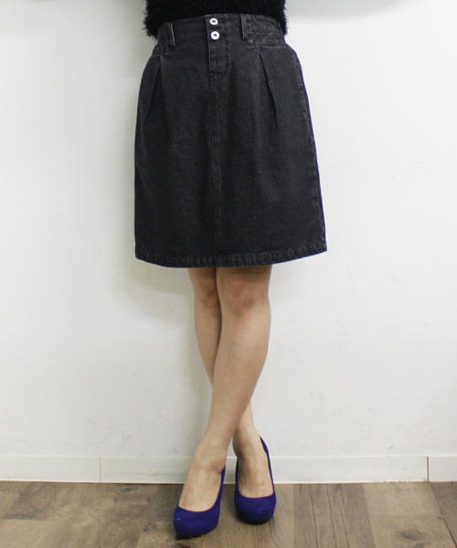 mystic（ミスティック）の「【mystic20th】デニムタイトSK（デニムスカート・レディース・ブラック/ネイビー/ブルー/インディゴブルー/ブルー系その他/ブラック系その他・1/2）」の4枚目の写真