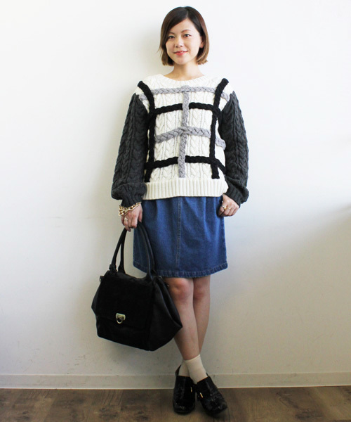 mystic（ミスティック）の「【mystic20th】デニムタイトSK（デニムスカート・レディース・ブラック/ネイビー/ブルー/インディゴブルー/ブルー系その他/ブラック系その他・1/2）」の6枚目の写真