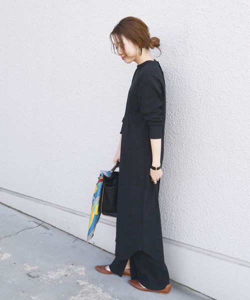 SHIPS（シップス）の「ジャージーテレコパンツ◇（その他パンツ・レディース・オフホワイト/ブラック/ネイビー・ONE SIZE）」の21枚目の写真