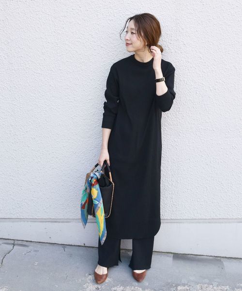 SHIPS（シップス）の「ジャージーテレコパンツ◇（その他パンツ・レディース・オフホワイト/ブラック/ネイビー・ONE SIZE）」の22枚目の写真