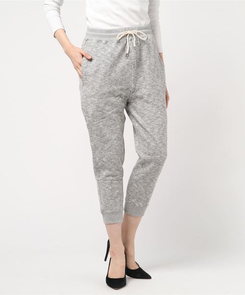 ARCHIVER（アーカイバ）の「【Ir】裏毛クロップドパンツ（その他パンツ・レディース・ブラック/チャコール・LARGE/MEDIUM/X-LARGE）」の4枚目の写真