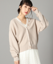 LOWRYS FARM | ガーターショートカーディガン　821084(カーディガン/ボレロ)