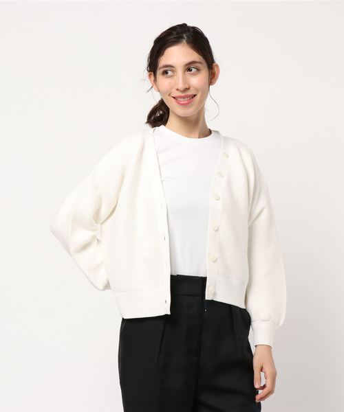 LOWRYS FARM（ローリーズファーム）の「ガーターショートカーディガン　821084（カーディガン/ボレロ・レディース・ブラック/ベージュ/オフホワイト/イエロー/ピンク・FREE）」の21枚目の写真