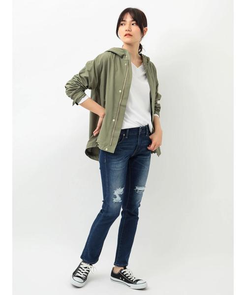 AMERICAN HOLIC(アメリカンホリック)の「スキニーフィットデニムリメイク(デニムパンツ・レディース・ブルー系その他・LL/S/M/L/XS)」の9枚目の写真