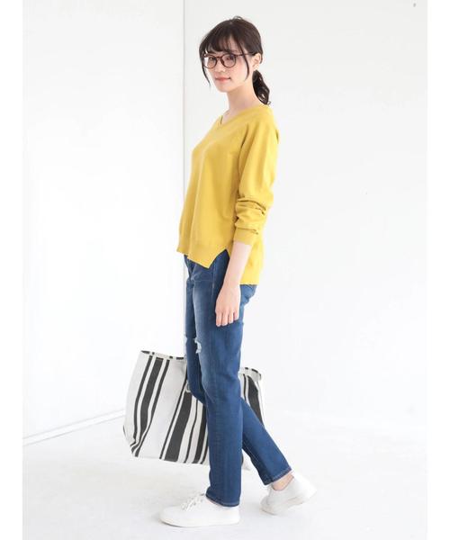 AMERICAN HOLIC(アメリカンホリック)の「スキニーフィットデニムリメイク(デニムパンツ・レディース・ブルー系その他・LL/S/M/L/XS)」の17枚目の写真