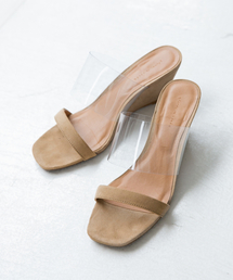 A part by | クリアウエッジサンダル 830746(サンダル)