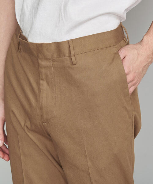 BEAUTY&YOUTH UNITED ARROWS（ビューティーアンドユースユナイテッドアローズ）の「BY ノープリーツ スリム アンクルパンツ（チノパンツ・メンズ・ベージュ/ネイビー・MEDIUM/SMALL/LARGE/X-LARGE）」の8枚目の写真