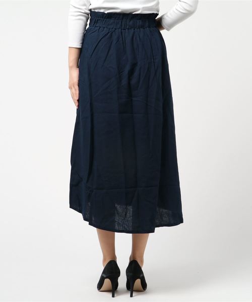 EVLOVE(イヴロヴ)の「トレンチスカート(スカート・レディース・ブラック/ネイビー/カーキ・17号/15号)」の4枚目の写真