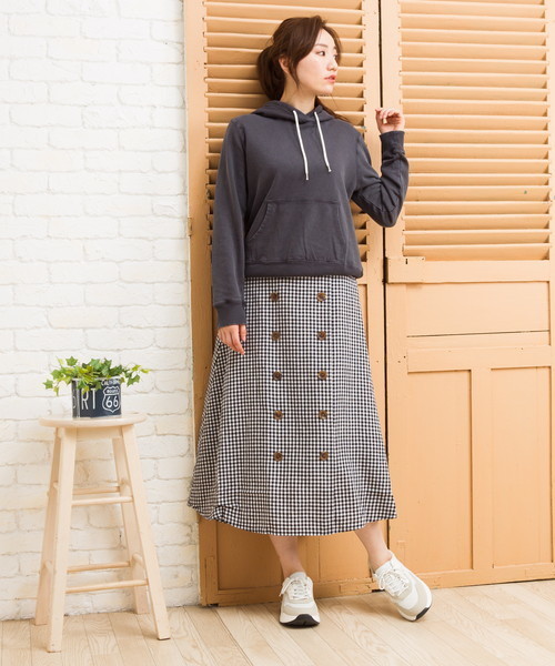 EVLOVE(イヴロヴ)の「トレンチスカート(スカート・レディース・ブラック/ネイビー/カーキ・17号/15号)」の15枚目の写真