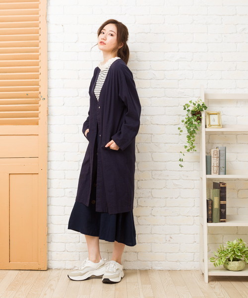 EVLOVE(イヴロヴ)の「トレンチスカート(スカート・レディース・ブラック/ネイビー/カーキ・17号/15号)」の14枚目の写真