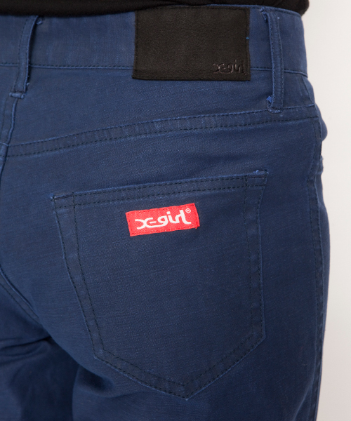 X-girl（エックスガール）の「REVERSIBLE CHINO PANTS（チノパンツ・レディース・ベージュ/グリーン/ネイビー・2/0/1）」の10枚目の写真