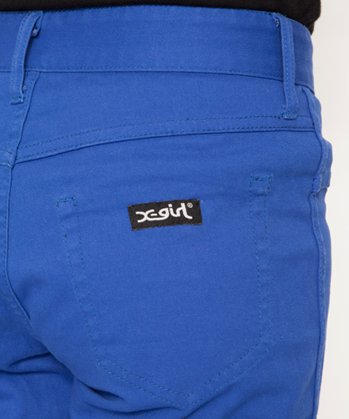 X-girl（エックスガール）の「REVERSIBLE CHINO PANTS（チノパンツ・レディース・ベージュ/グリーン/ネイビー・2/0/1）」の11枚目の写真