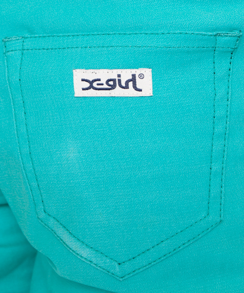 X-girl（エックスガール）の「REVERSIBLE CHINO PANTS（チノパンツ・レディース・ベージュ/グリーン/ネイビー・2/0/1）」の5枚目の写真