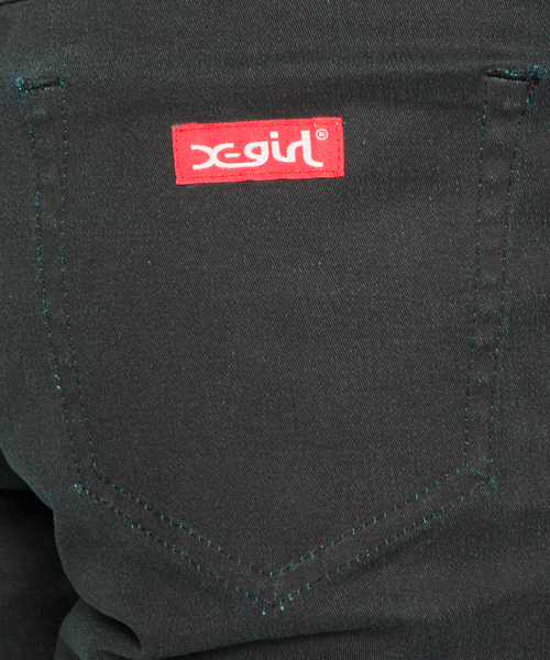 X-girl（エックスガール）の「REVERSIBLE CHINO PANTS（チノパンツ・レディース・ベージュ/グリーン/ネイビー・2/0/1）」の6枚目の写真