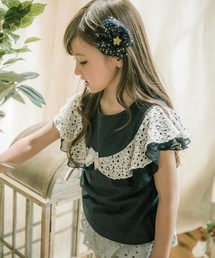 Catherine Cottage | レース＆フリルスリーブトップス(Tシャツ/カットソー)