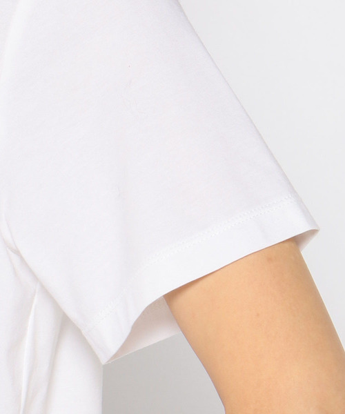 Petit Honfleur（プチオンフルール）の「プリントTシャツ（Tシャツ/カットソー・レディース・ホワイト/ブラック/ネイビー/ブルー・M size/L size）」の5枚目の写真