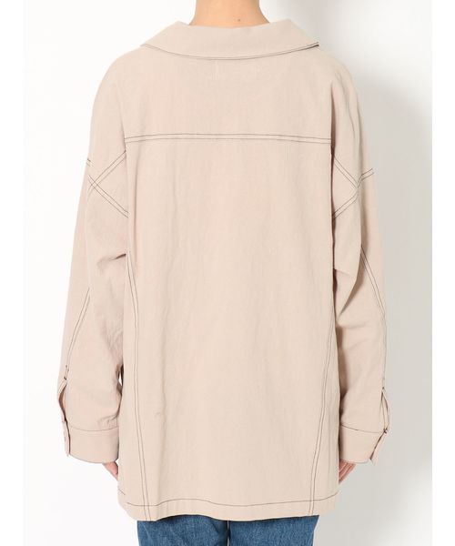 Ungrid（アングリッド）の「ステッチデザインブルゾン（ブルゾン・レディース・アイボリー/ブラウン・FREE）」の15枚目の写真