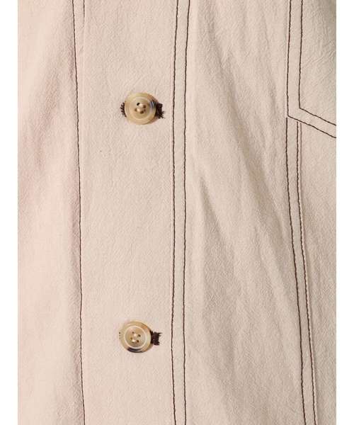 Ungrid（アングリッド）の「ステッチデザインブルゾン（ブルゾン・レディース・アイボリー/ブラウン・FREE）」の21枚目の写真