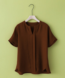 UNITED TOKYO | 麻調スキッパーブラウス(シャツ/ブラウス)