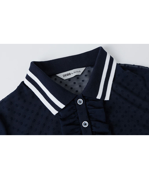 DEBB（デップ）の「[DEBB] シフォンポロシャツワンピース（ワンピース）」 - WEAR