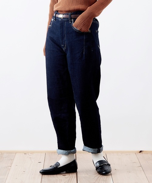 cepo（セポ）の「ダーツデニムクロップド（デニムパンツ・レディース・ブラック/インディゴブルー/ワンウォッシュ/ブルー系その他2/カーキ/モカ/ネイビー/ダークインディゴブルー/グレー系その他/ブルー系その他3・S/M/L）」の8枚目の写真