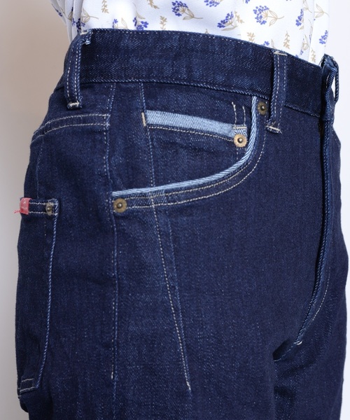 cepo（セポ）の「ダーツデニムクロップド（デニムパンツ・レディース・ブラック/インディゴブルー/ワンウォッシュ/ブルー系その他2/カーキ/モカ/ネイビー/ダークインディゴブルー/グレー系その他/ブルー系その他3・S/M/L）」の15枚目の写真