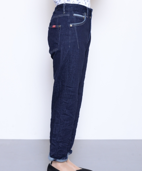 cepo（セポ）の「ダーツデニムクロップド（デニムパンツ・レディース・ブラック/インディゴブルー/ワンウォッシュ/ブルー系その他2/カーキ/モカ/ネイビー/ダークインディゴブルー/グレー系その他/ブルー系その他3・S/M/L）」の19枚目の写真