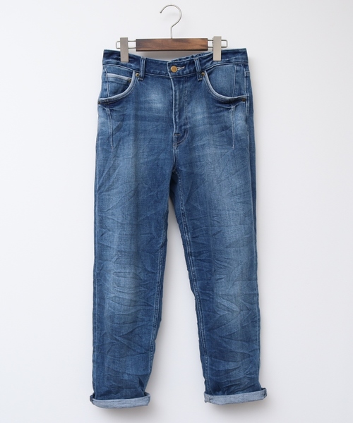 cepo（セポ）の「ダーツデニムクロップド（デニムパンツ・レディース・ブラック/インディゴブルー/ワンウォッシュ/ブルー系その他2/カーキ/モカ/ネイビー/ダークインディゴブルー/グレー系その他/ブルー系その他3・S/M/L）」の11枚目の写真