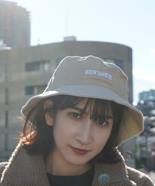 BEN DAVIS ORIGINALS（ベンデイビスオリジナルス）の「BEN DAVIS CORDS HAT（ハット・メンズ・ホワイト/ブラック/ベージュ/ブラウン/ライトベージュ/ピンク・FREE）」の5枚目の写真