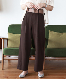 PairPair | ベルト付きハイウエストワイドパンツ(その他パンツ)