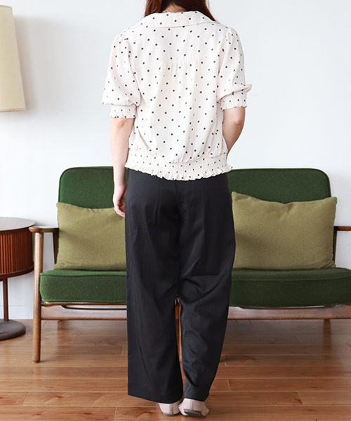 PairPair（ペアペア）の「ベルト付きハイウエストワイドパンツ（その他パンツ・レディース・ブラック/ダークブラウン/ベージュ・FREE）」の9枚目の写真