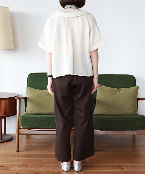 PairPair（ペアペア）の「ベルト付きハイウエストワイドパンツ（その他パンツ・レディース・ブラック/ダークブラウン/ベージュ・FREE）」の15枚目の写真